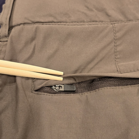 Men's LB Tech hiking pants in Navy blue and Brown - Picture 11 of 15